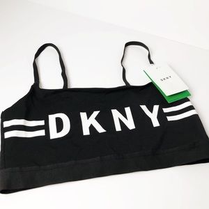 DKNY | Logo Sports Bra Scoop Bralette